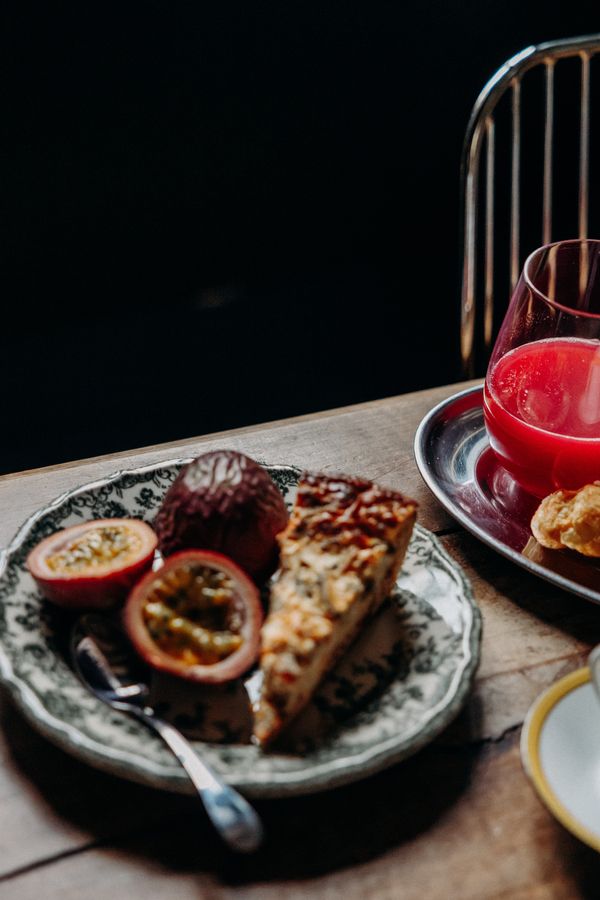 Petit-déjeuner, fruits de la passion