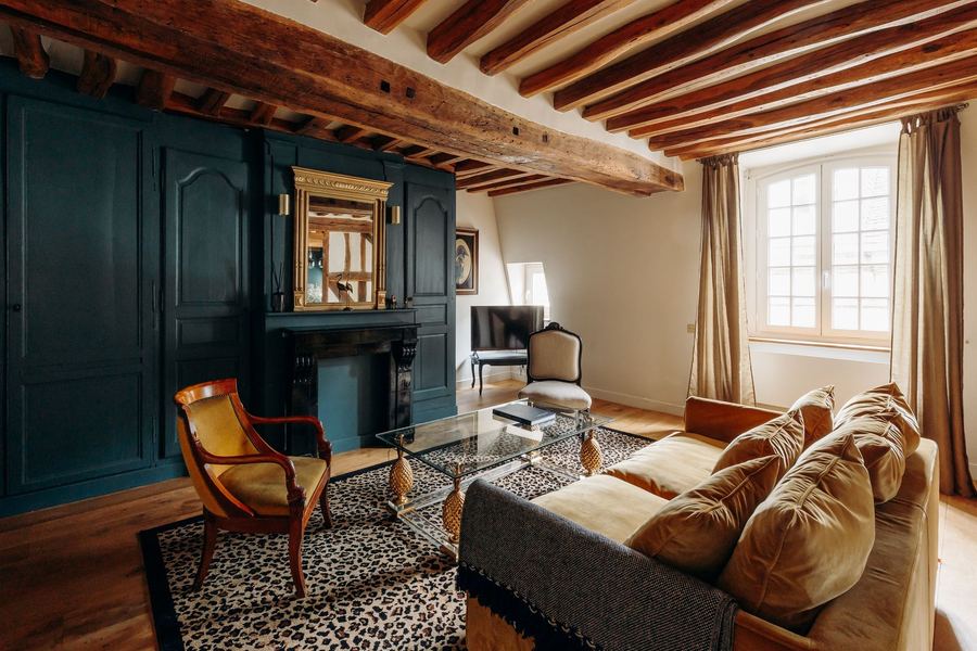 Le salon en lumière du jour